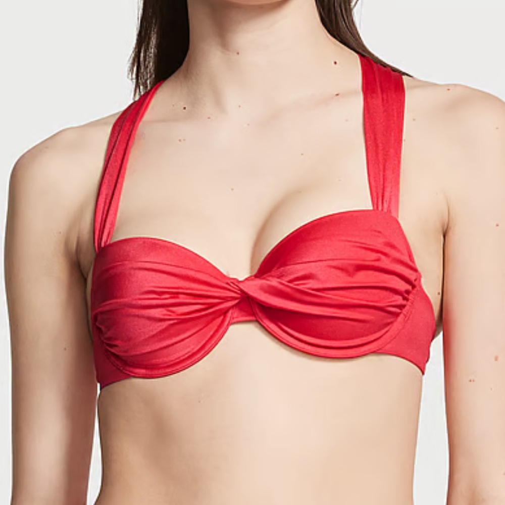 Victoria’s Secret Swim Twist Balconette Bikini Top NWT